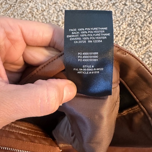 Aritzia Melina Pant in Cognac - Picture 4 of 7